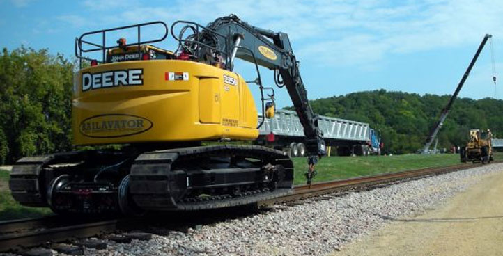 High Rail - Railavator Excavator 
